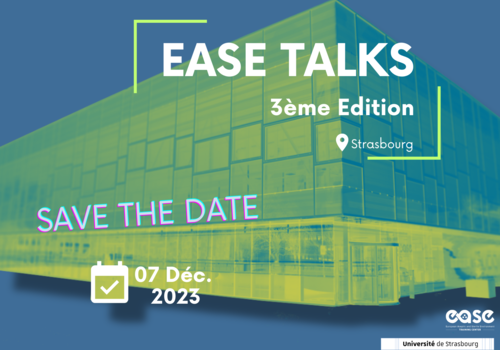 the 3rd edition of EASE TALKS